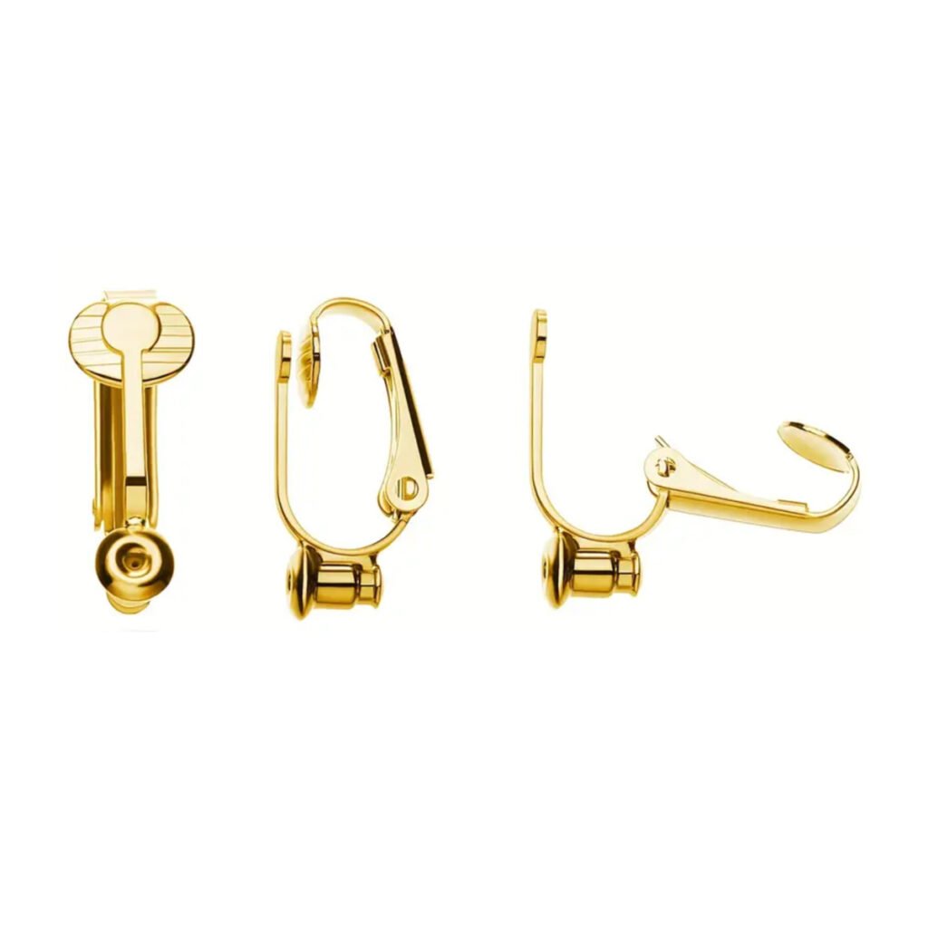 earring adapters gold