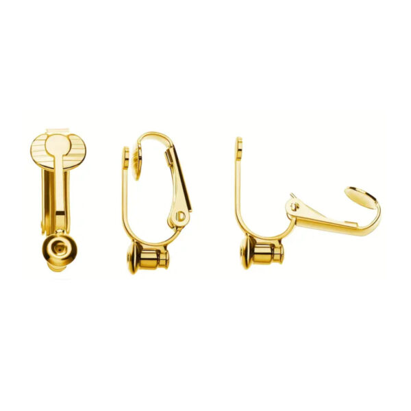 earring adapters gold