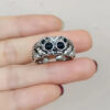 spider ring silver front