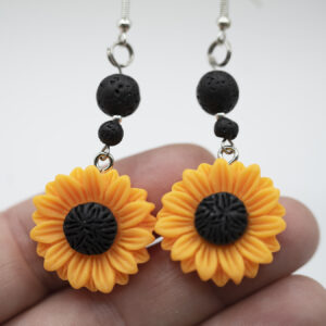sunflower earrings