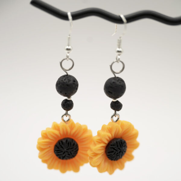 sunflower earrings