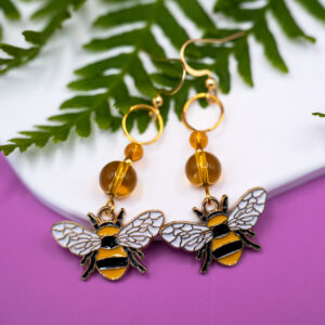 Honey Bee Earrings