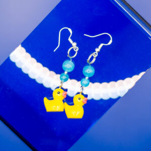 rubber ducky earrings