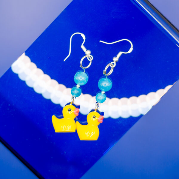 rubber ducky earrings