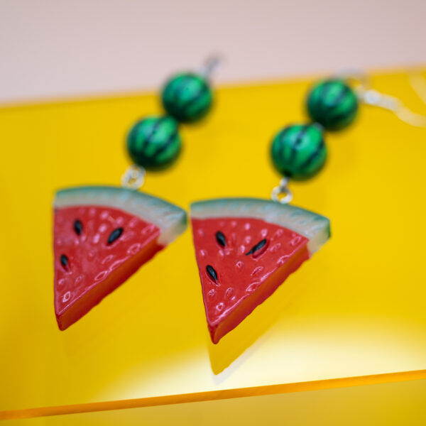 watermelon earrings