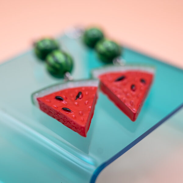 watermelon earrings