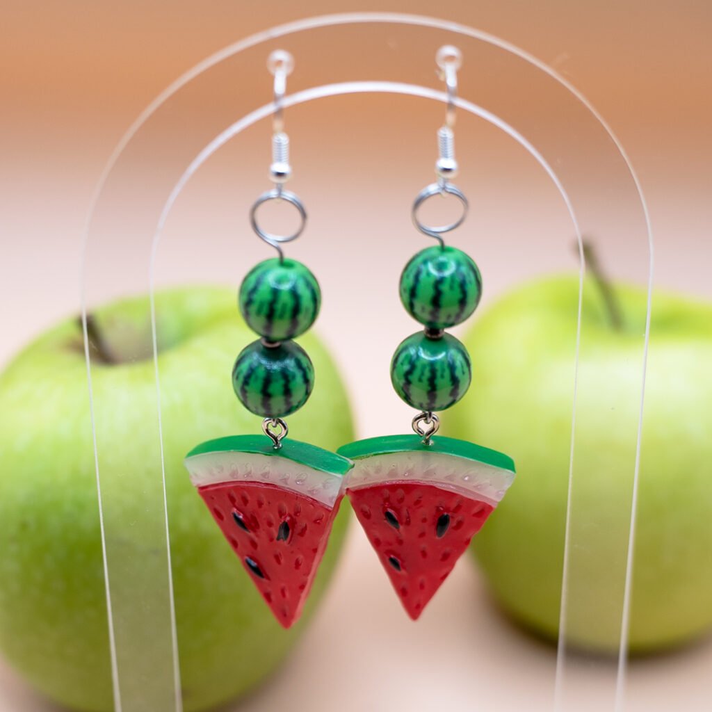 watermelon earrings