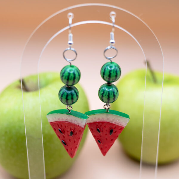 watermelon earrings