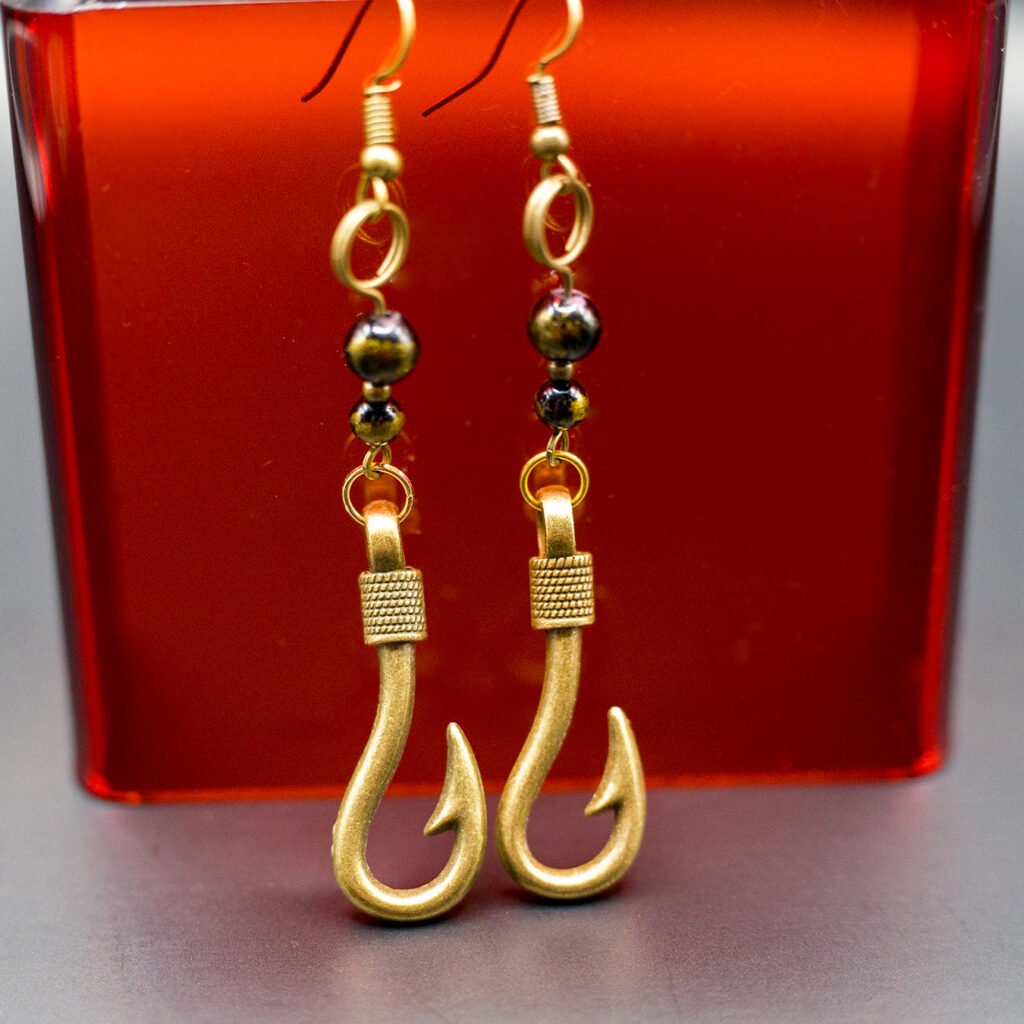 fishing hook bronze black