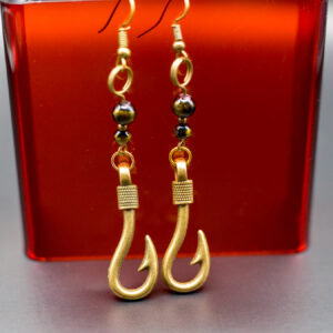 fishing hook bronze black