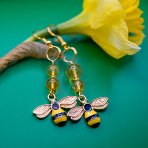 classic bee earrings
