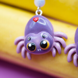 jumping spider earrings