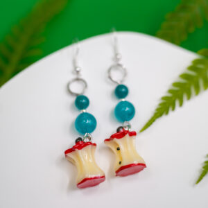 an apple a day earrings