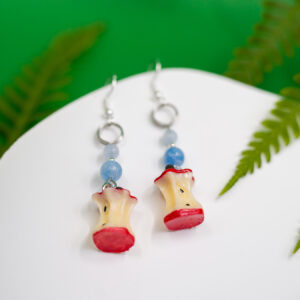an apple a day earrings