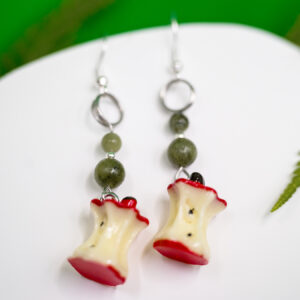 an apple a day earrings