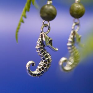 silver seahorse