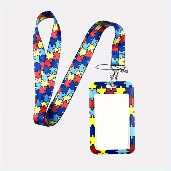 autism awareness lanyard