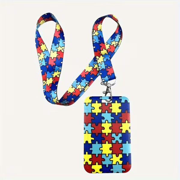 autism awareness lanyard