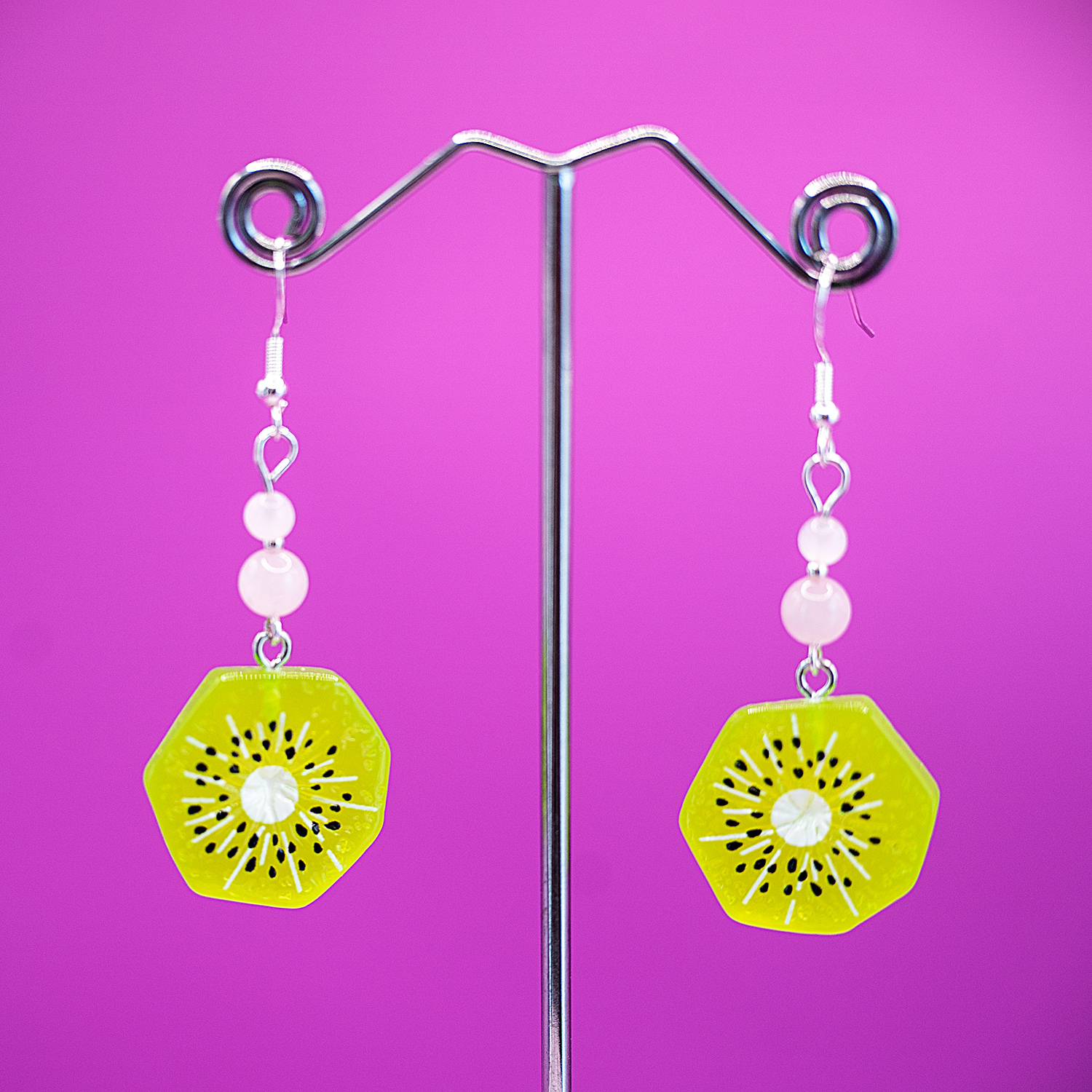 Kiwi Fruit Earrings (Two Styles To Choose From!) - Image 4