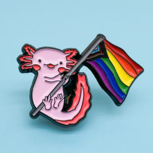 Axolotl Pride Pin