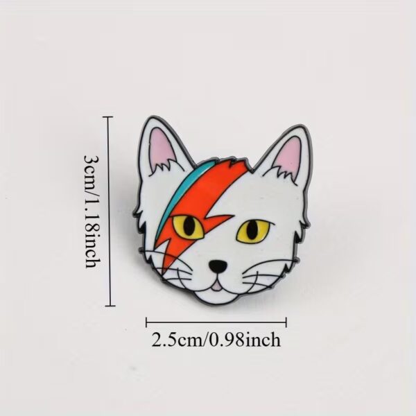 Bowie Cat Pin