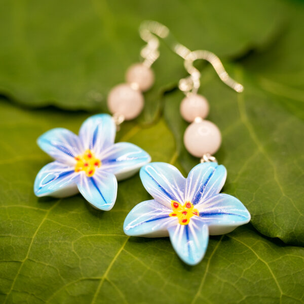 lily blue rose quartz