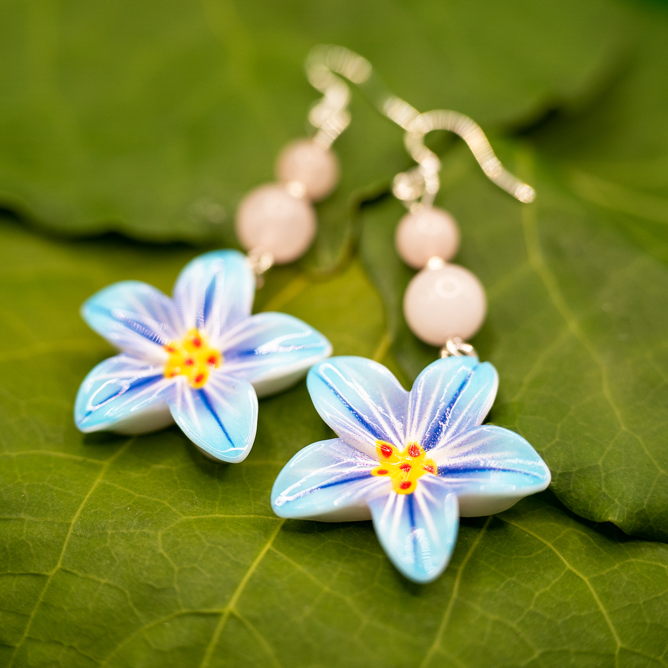 lily blue rose quartz