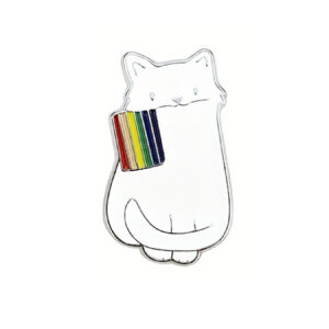 pride flag kitty white
