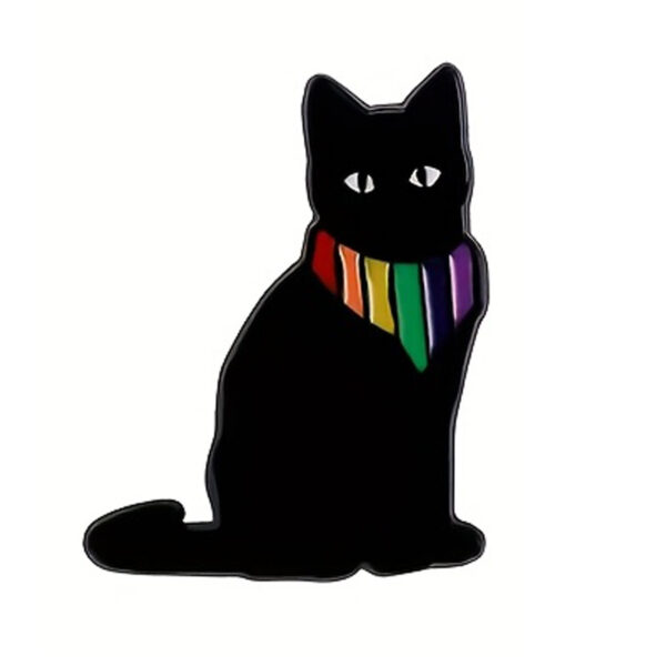 bandana pride kitty black