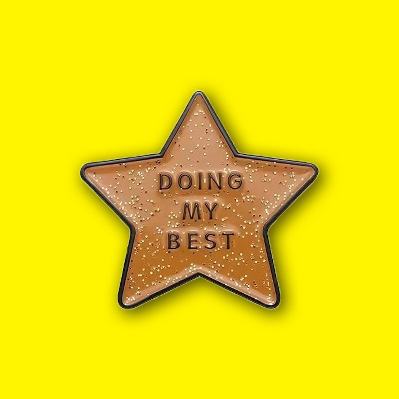 Doing My Best Pin