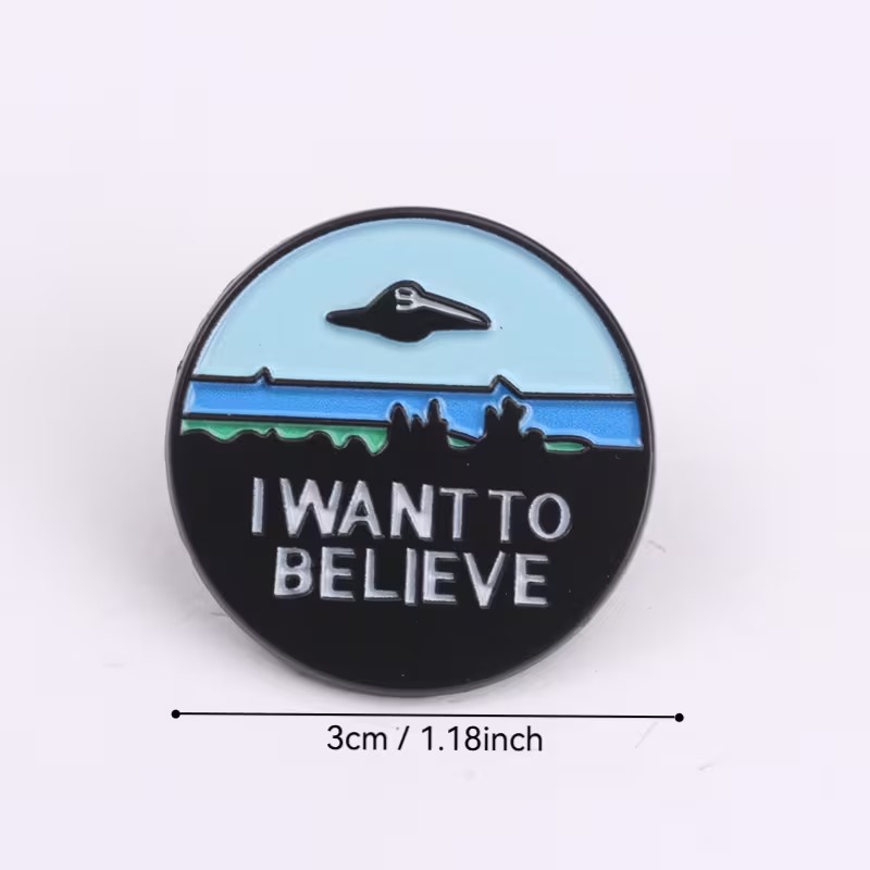 i want to believe pin