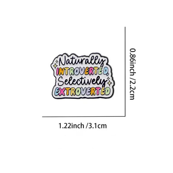 introvert extrovert pin