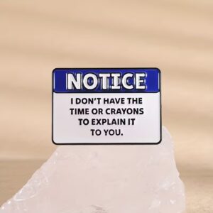 no time or crayons pin