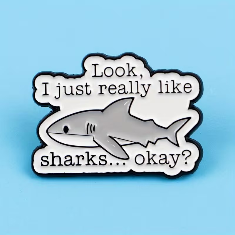 like sharks pin