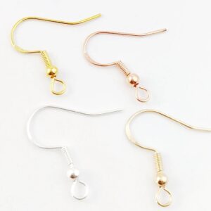 hooks gold silver earring