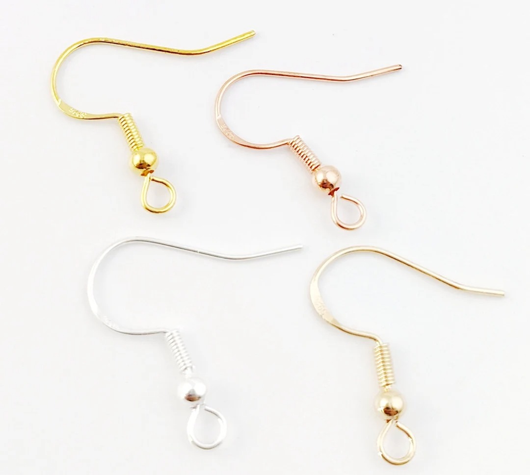 hooks gold silver earring