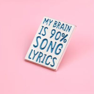 song lyrics pin