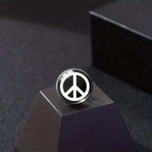 peace sign pin