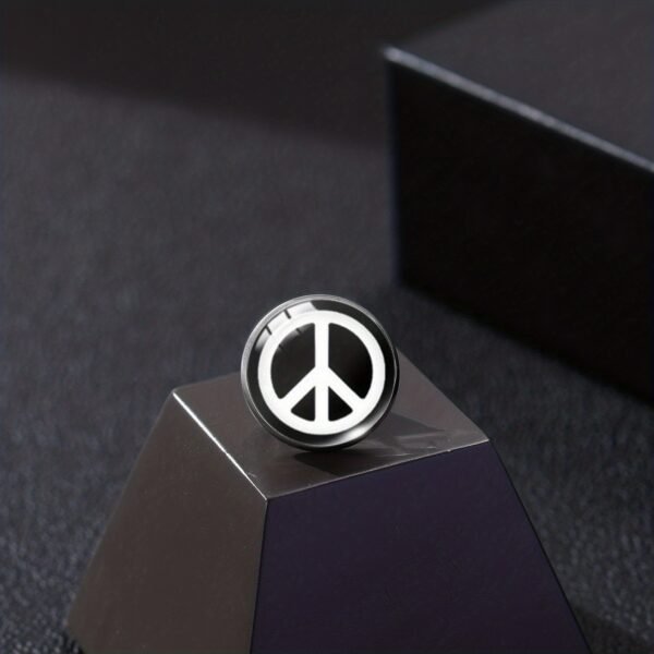 peace sign pin