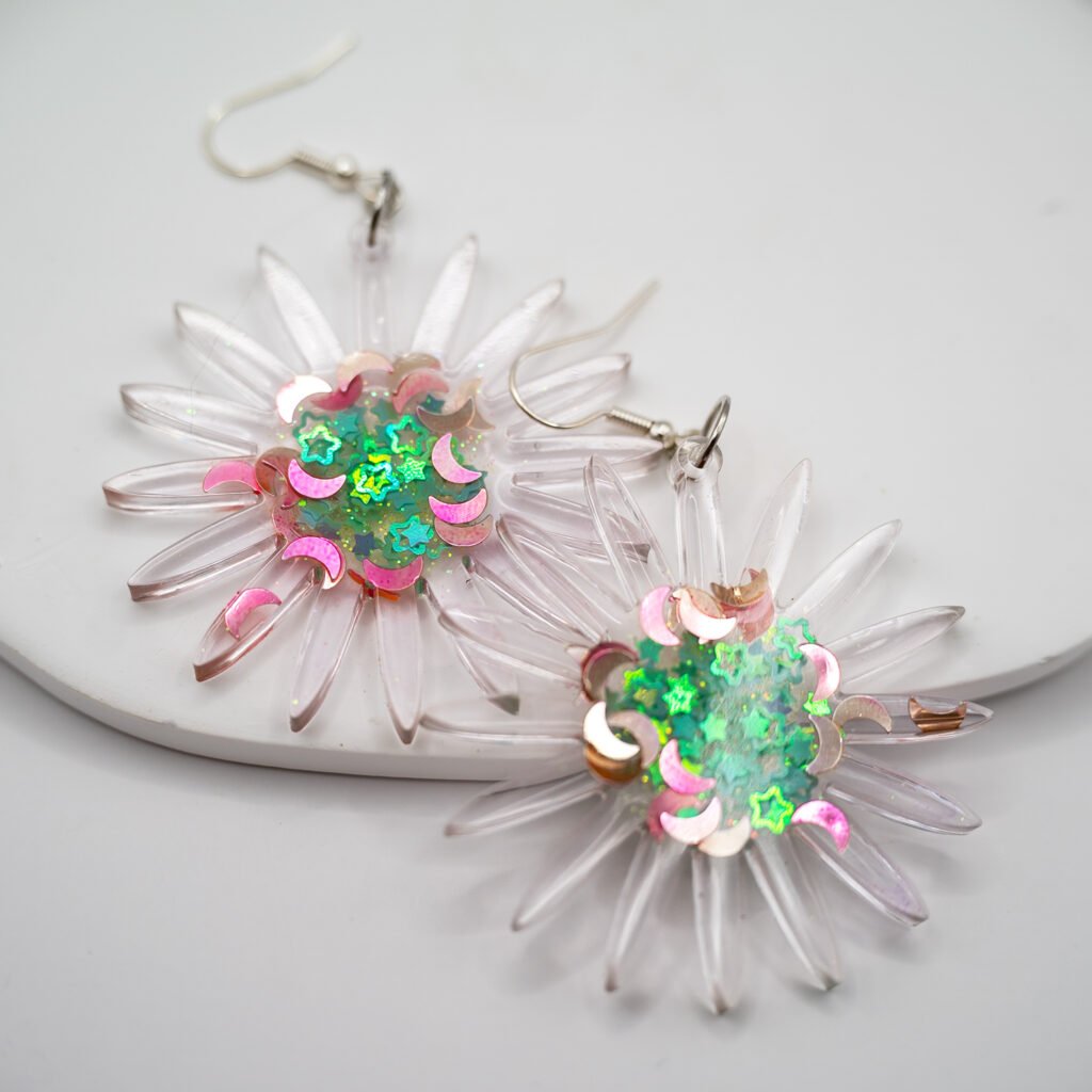 Glitter Explosion Earrings