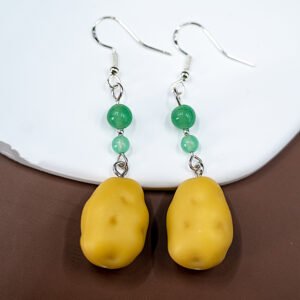 potato earrings