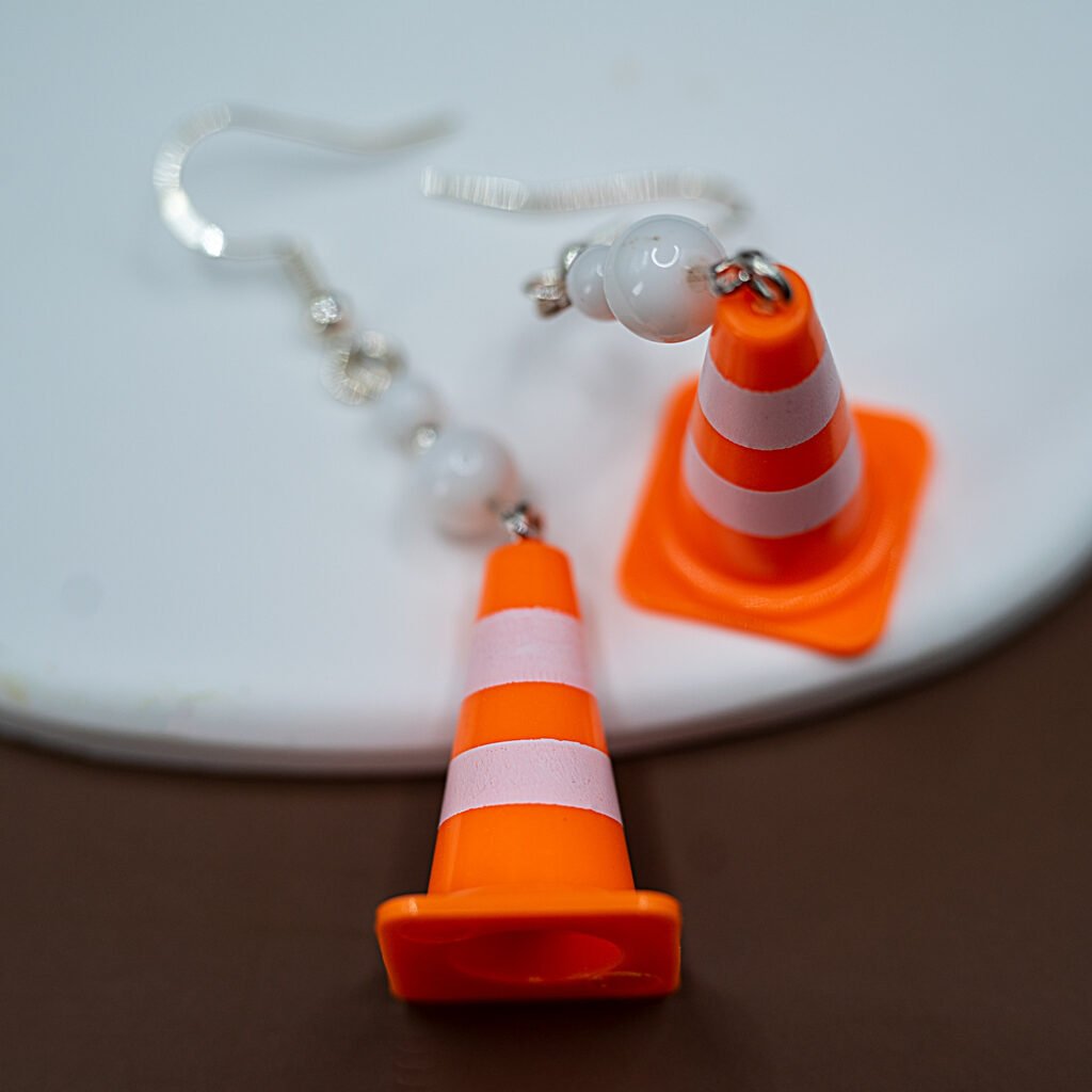 witch hat earrings