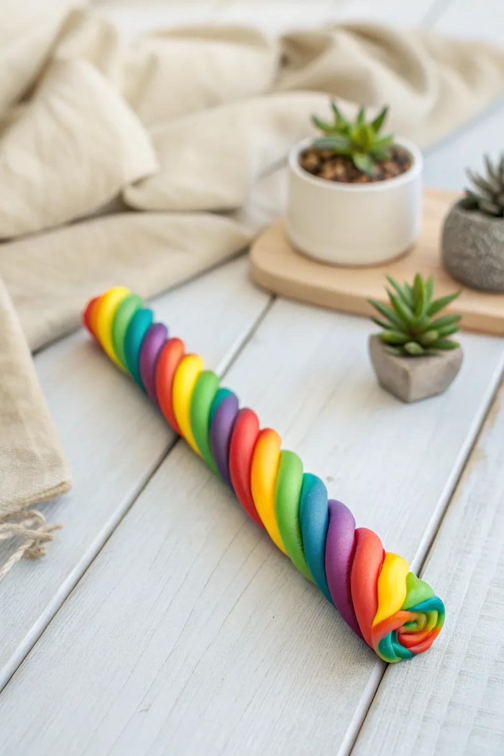Rainbow Polymer Clay Earring Workshop