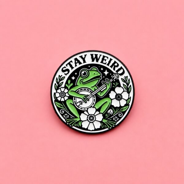 stay weird pin