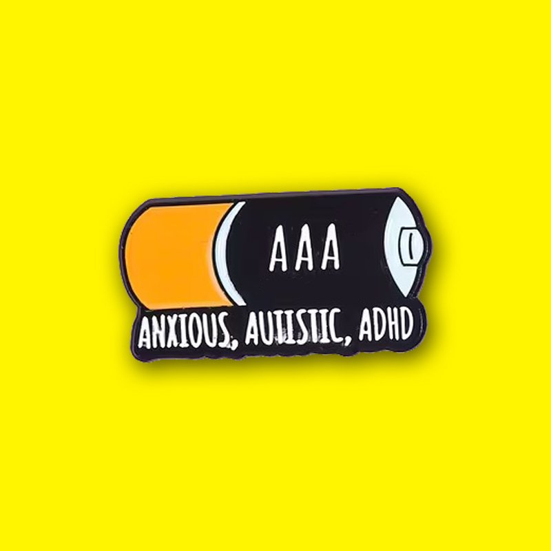 anxious autistic adhd pin
