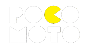 poco moto logo inverted