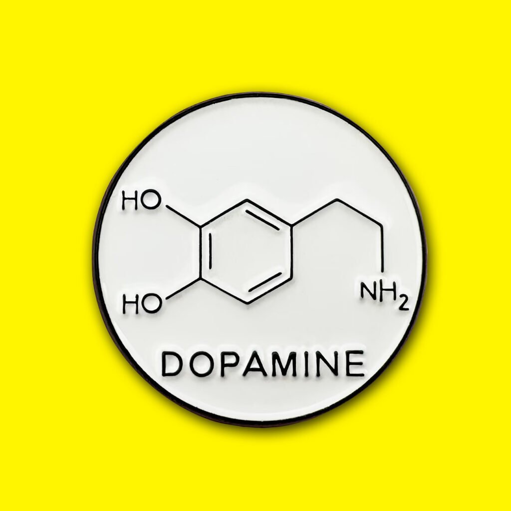dopamine round pin